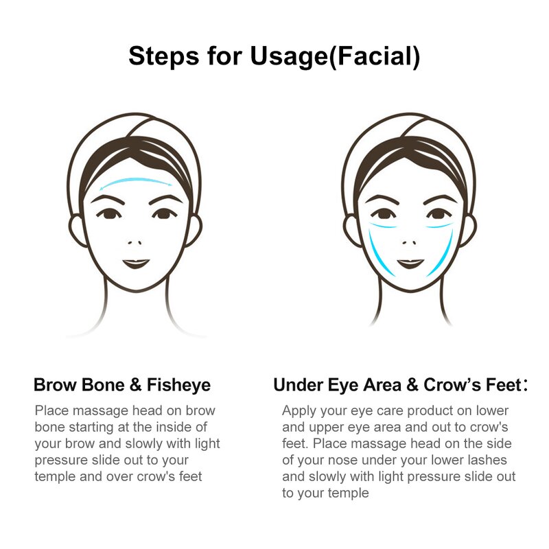 Eye Massager Manufacturer - Trends USA EMS Micro-Current Heat Red Light for Dark Circle Anti-Aging Therapy Electric Heating