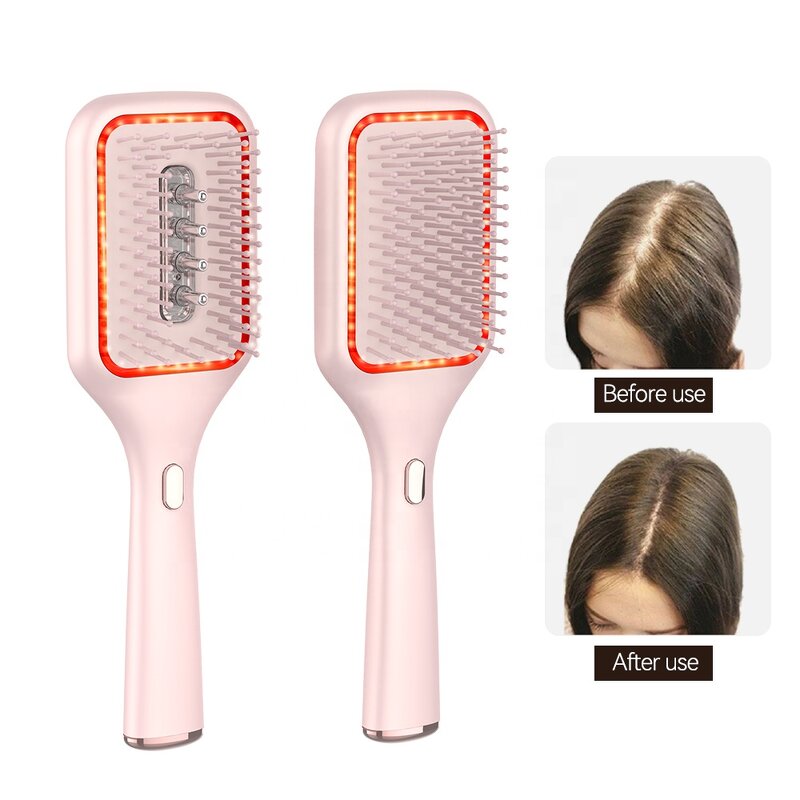 Air Cushion Scalp Massage Comb Manufacturer - Kimairay Vibration Comb Liquid Guide Hair Brush Airbag Electric Oil Applicator