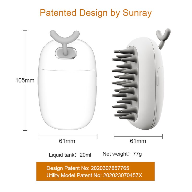 Scalp Treatment Comb Manufacturer - Sensitive Scalp Spa Custom logo Silicone Oil Applicator Wide Tooth Hair Care Brush