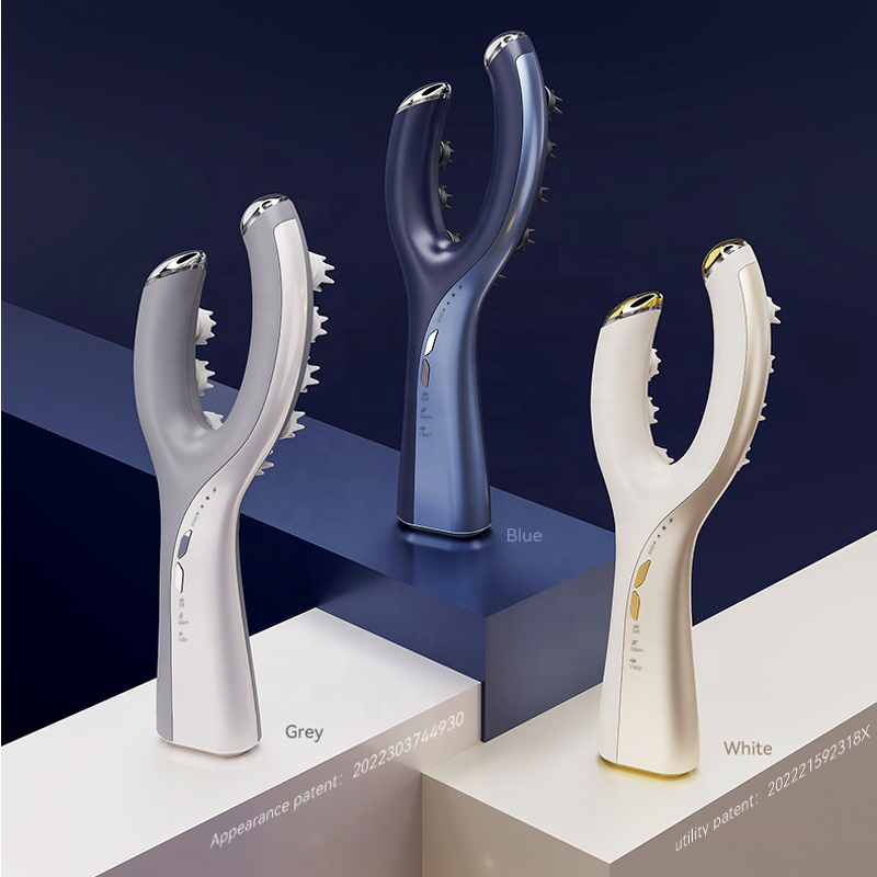 Anti Hair Loss Massage Comb Manufacturer - Head Massage Red Light Vibrating Hair Regrowth Treatment Bald Head Scalp Massager