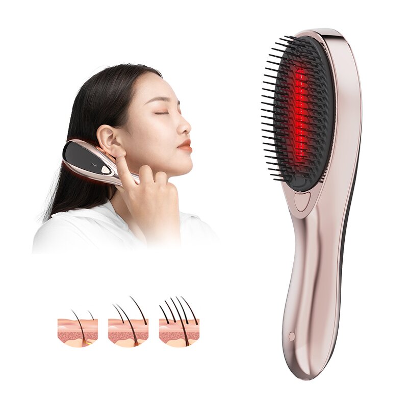 Anti Hair Loss Comb Manufacturer - Home Use Head Scalp Massage Therapy with Red Light EMS Micro Current Electric