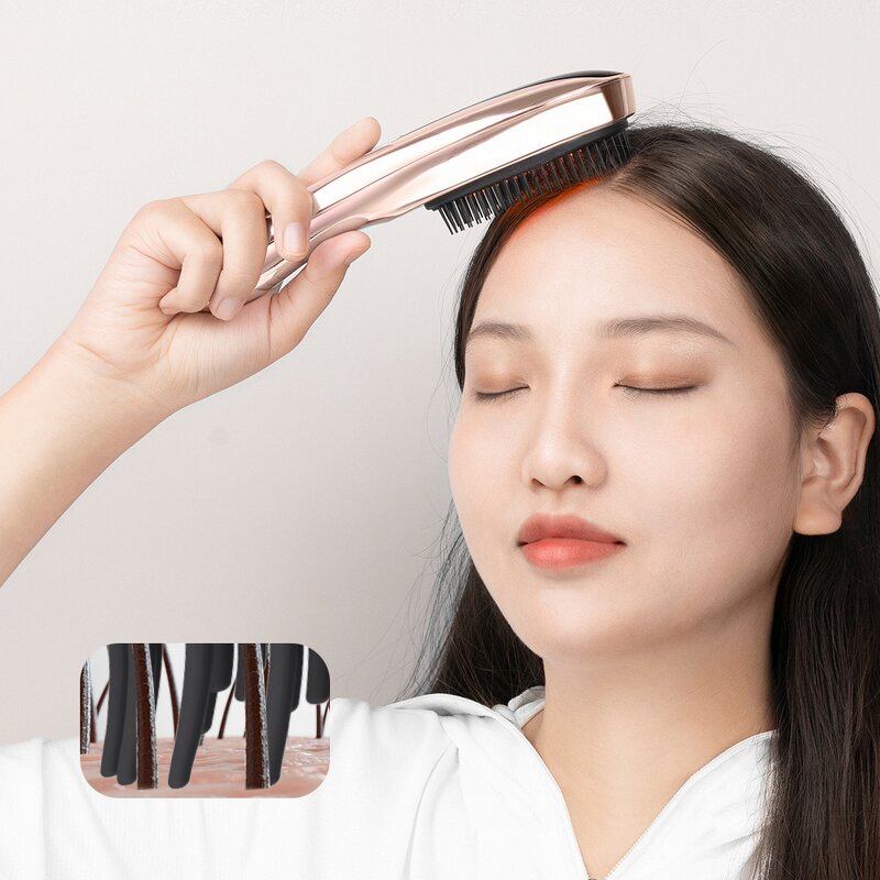 Anti Hair Loss Comb Manufacturer - Home Use Head Scalp Massage Therapy with Red Light EMS Micro Current Electric