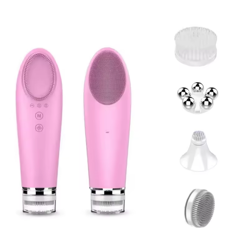 Facial Massager Brush Manufacturer - Skin Care Device Waterproof Soft Silicone Face Washing Electric Cleansing Brush