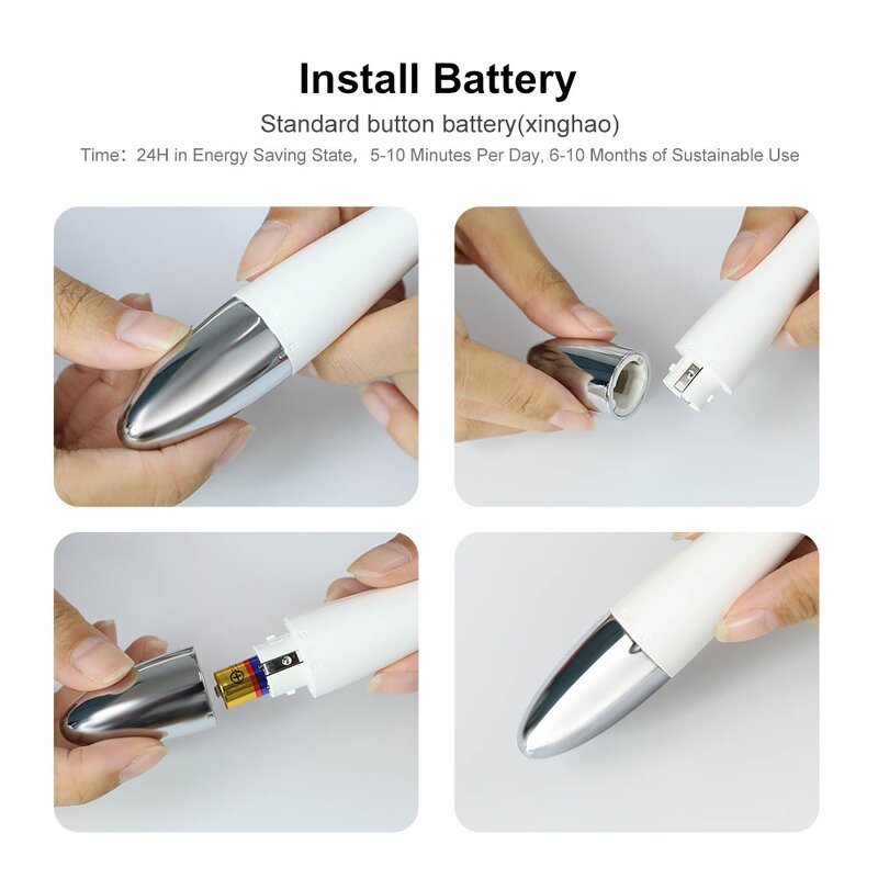 Face Lift Massager Manufacturer - Handhold Skincare Cream Booster Ion Vibration Toning Device