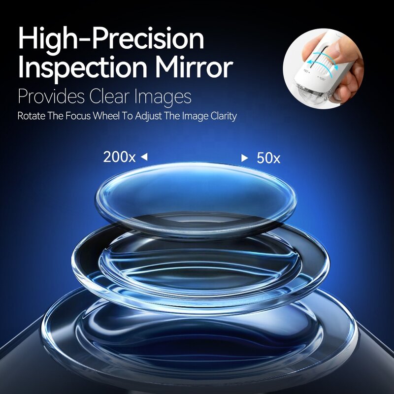 Hair Follicle Analyzer Manufacturer - High-Precision USB WIFI Adjustable Focus Inspection Mirror for Home Skin Care