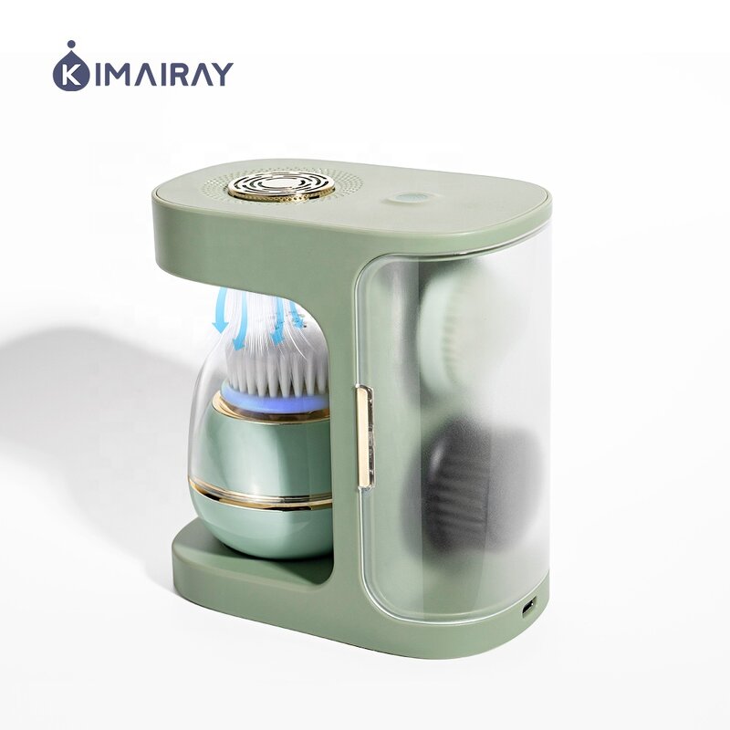 Facial Cleansing Brush Manufacturer - Customized LOGO Deep Cleaning Rechargeable Ultrasonic Vibration Silicone