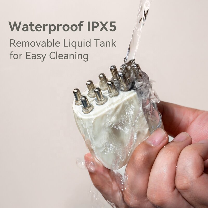 Head Care Serum Dispenser Manufacturer - Electric Removable Liquid Tank Vibrating Hair Oil Applicator Scalp Massage Comb