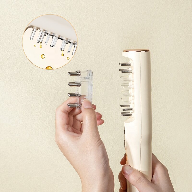 Anti-Hair Loss Applicator Manufacturer - Scalp Massage Comb Regrowth Liquid Comb Hair Growth with Follicle Detection Function