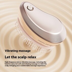 Scalp Massager Manufacturer - Electric Vibrating LCD Hair Brush Comb Aerosol Oil Spray Household Beauty Stimulator Head
