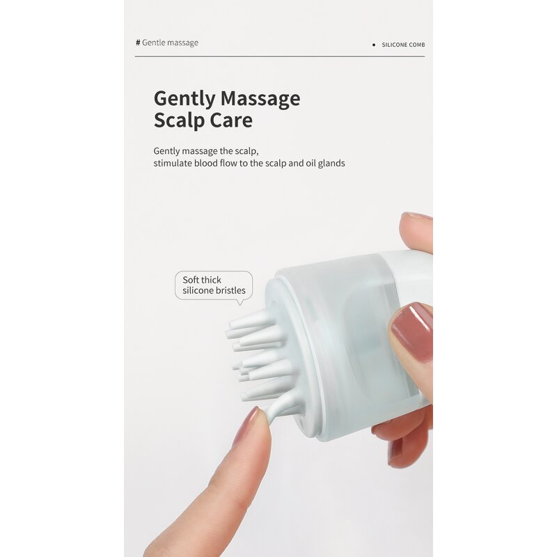 Hair Cleansing Brush Manufacturer - Women Silicone for Adding Hair Growth Oil Wholesale Scalp Massage Brush