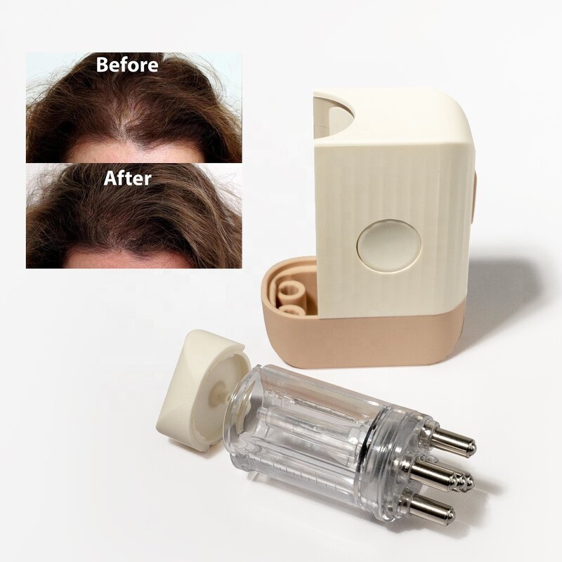 Head Care Serum Dispenser Manufacturer - Electric Removable Liquid Tank Vibrating Hair Oil Applicator Scalp Massage Comb
