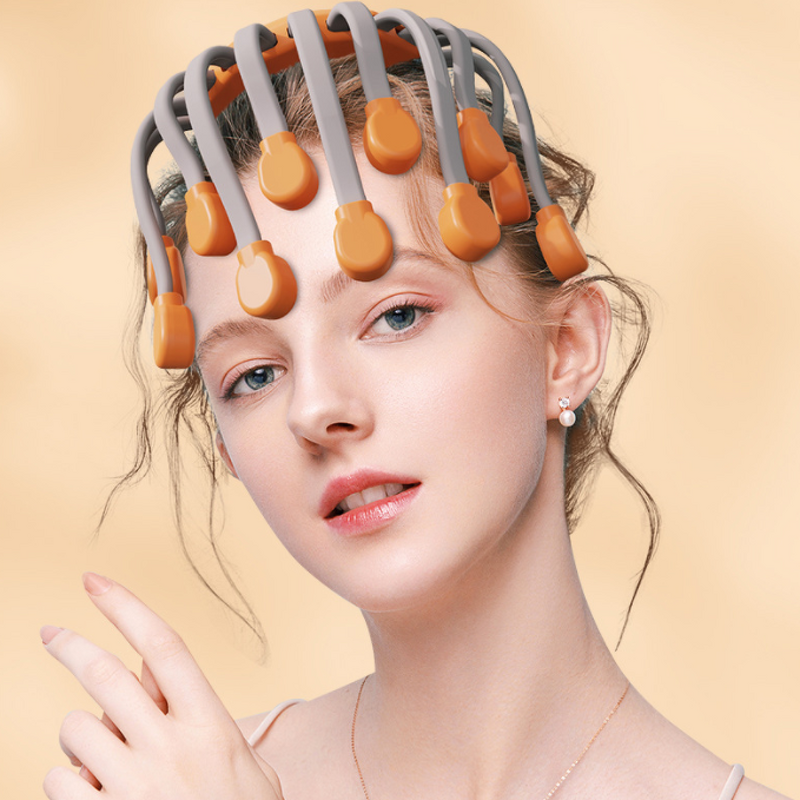 Electric Head Massager Manufacturer - 2023 New Arrivals 10 Vibrating Octopus Massager Heads