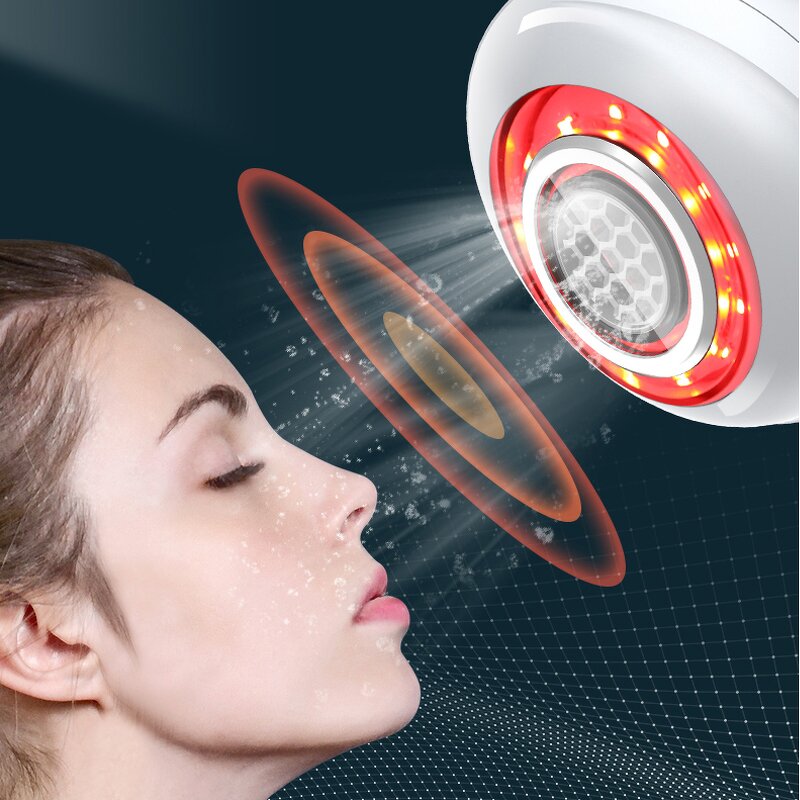 RF Facial Machine Manufacturer - Home Beauty Equipment LED Photon Stainless Steel Skin Care Tighten for Face Lift Radio Frequency