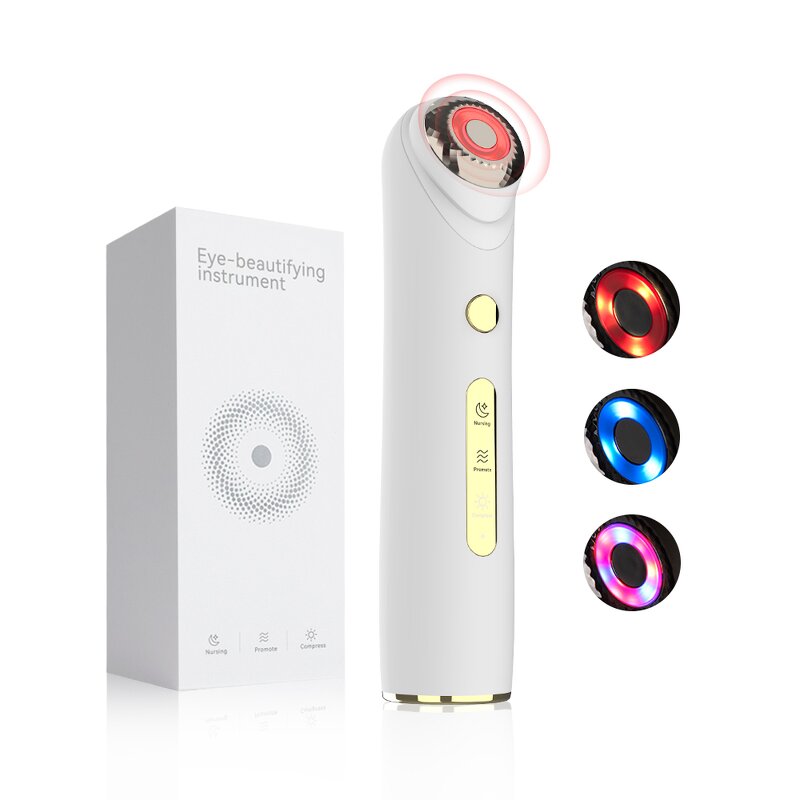 Skin Care Wand Manufacturer - Kimairay Therapy Anti-Wrinkle Heating Vibration Facial Eye Massager Pen ABS Plastic Timing