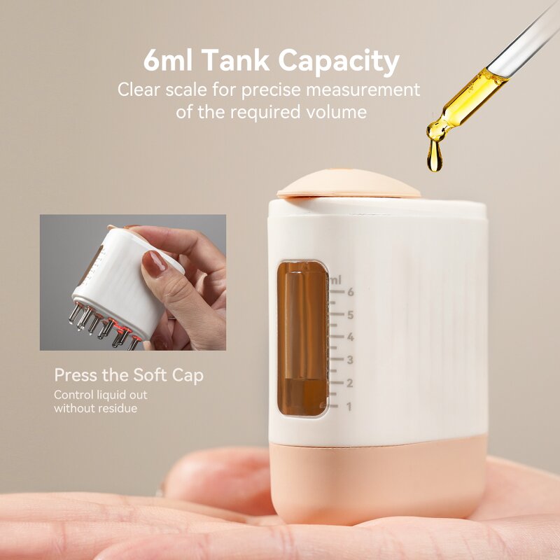 Hair Growth Comb Manufacturer - Electric LED Anti Hair Loss Treatment with Serum Brush Oil Dispenser Scalp Care