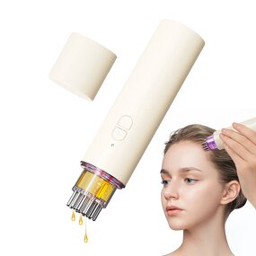 Hair Oil Applicator Manufacturer - Castor Oil Massage Serum Dispenser Automatic for Hair Growth Scalp Massage