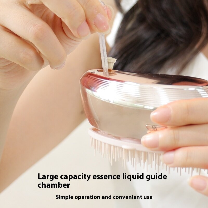 Scalp Introduction Device Manufacturer - Electric Household Atomized Hair Comb Vibrating Hair Care Spray Head Hair Growth