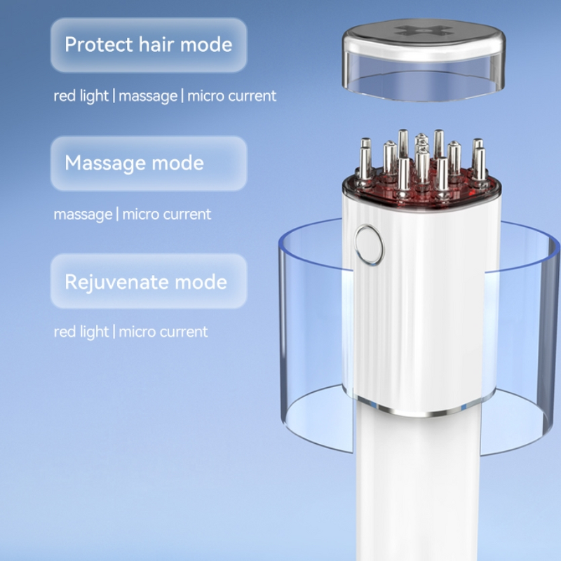 Anti Hair Loss Device Manufacturer - Head Led Electric Scalp Massage Care Root Comb Activator Brush Dispenser Applicator