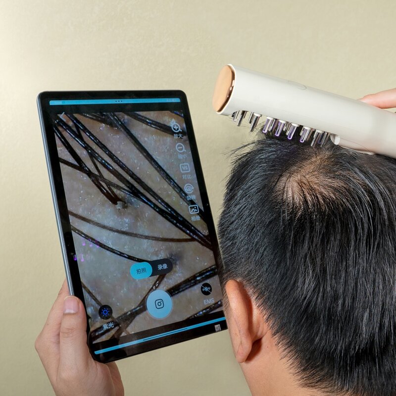 Scalp Oil Applicator Bottle Manufacturer - Effective Hair Growth Comb with Hair Follicle Detection Function