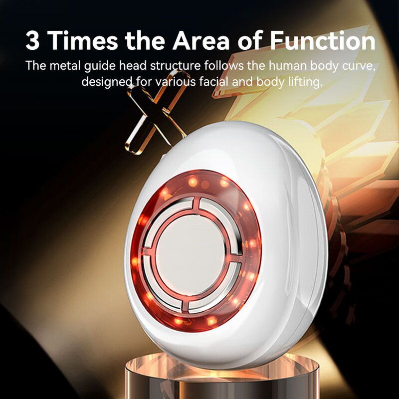 Face Lift Machine Manufacturer - Beauty Instrument Desktop Microcurrent 1MHz RF Skin Tightening Facial Cleansing