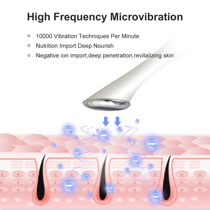 Face Lifting Product Manufacturer - Private Label Micro Current Machine Skin Anti Wrinkle Facial Clean Vibration Massager