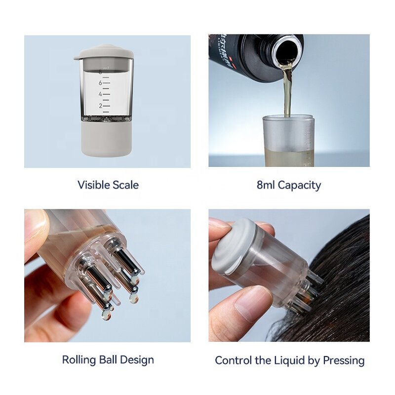 Scalp Massager Manufacturer - Treatment Hair Roots Growth Hair Oil Applicator Essential Oil Serum Dispenser Liquid Guiding