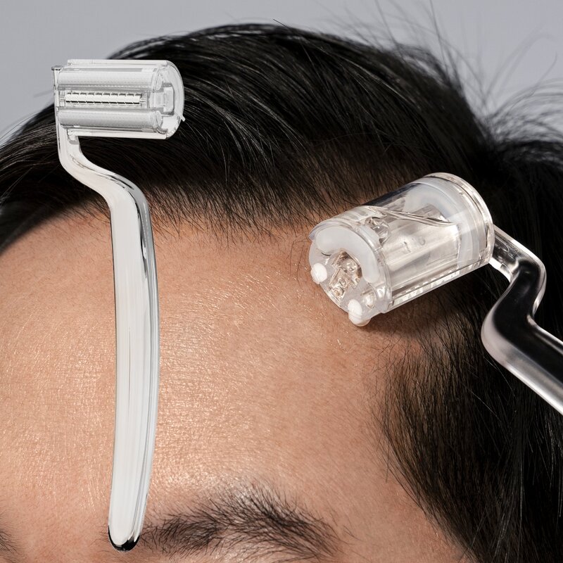 Derma Roller Manufacturer - Treatment Baldness Stainless Steel 0.25mm Head Scalp Massage Needle Hair Growth Stimulator Beard Care