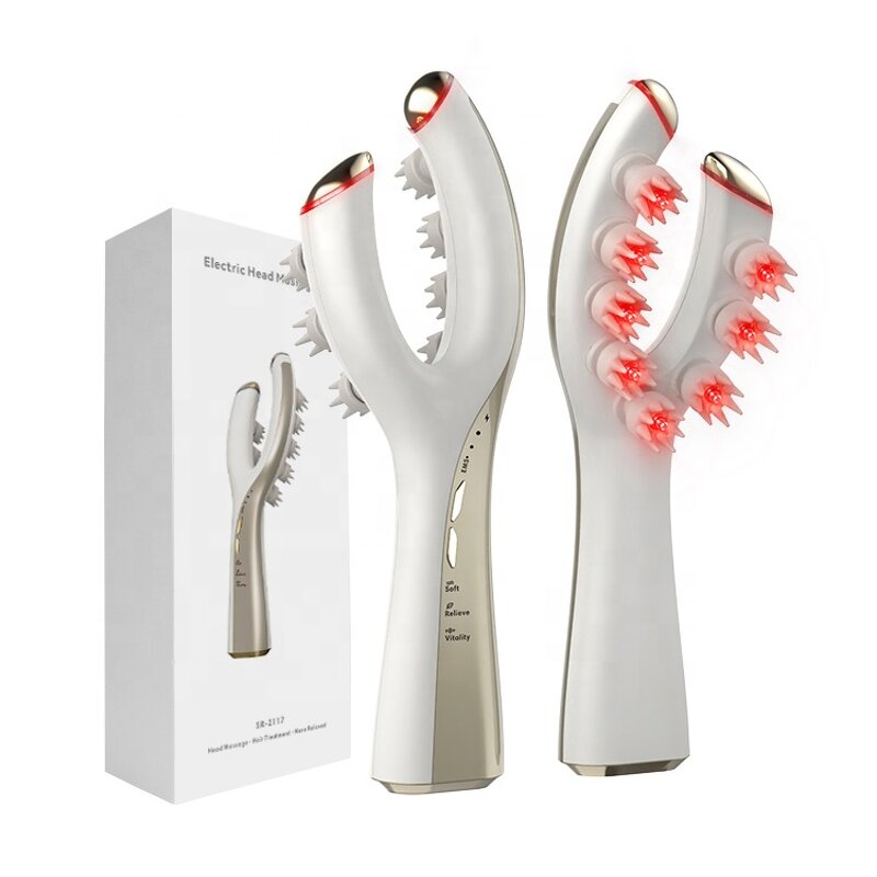 Scalp Massager Manufacturer - Hotel Hair with Red Light Vibrating Comb Plastic Handle for Hair Regrowth & Baldness Treatment