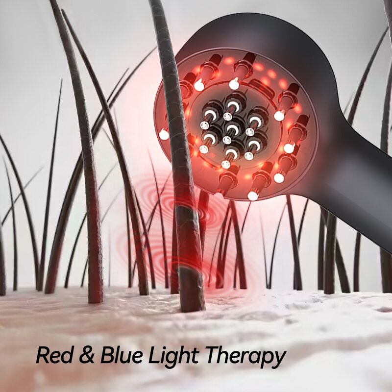 Electric Hair Oil Applicator Manufacturer - Scalp Massager Growth Massaging Brush Anti Hair Loss Machine Comb