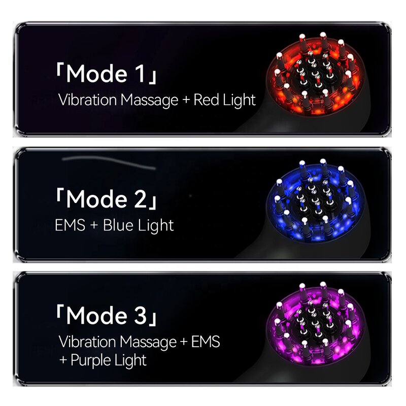 Hair Growth Brush Manufacturer - Electric Fashion with Red Light Therapy Scalp Massager Comb and Oil Applicator for Home