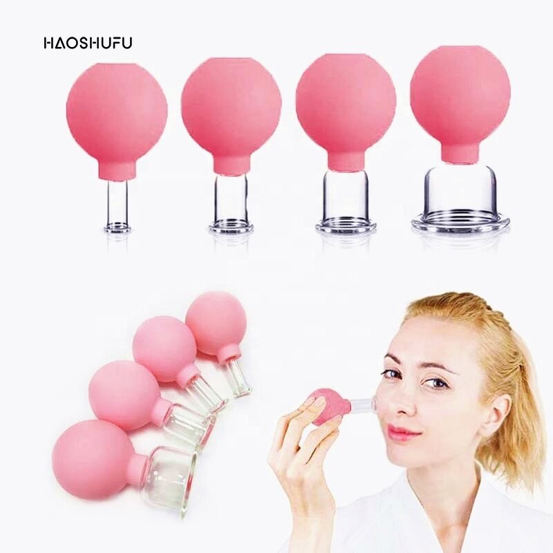 Silicone Facial Cupping Cups - Custom Anti-Cellulite Vacuum Therapy Set