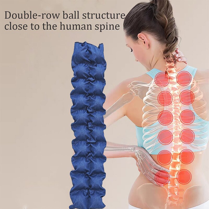 Yoga Pilates Spine Trainer - 20 Ball Lumbar Correction Back Stretch Pad