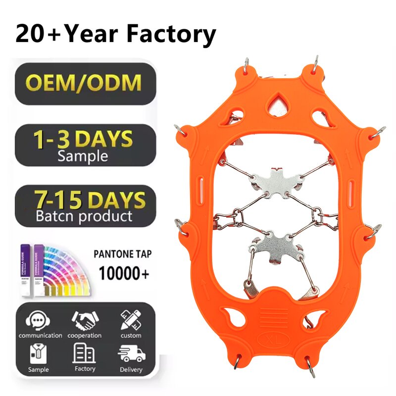 Ice Claws Crampons - Custom Outdoor 19 Tooth Stainless Steel Climbing Tool