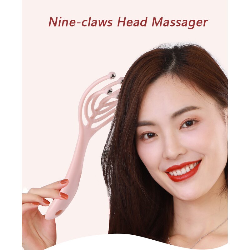 Mini Head Massager - Wholesale Cheap Nine-claws Beads Scalp Massage Tool