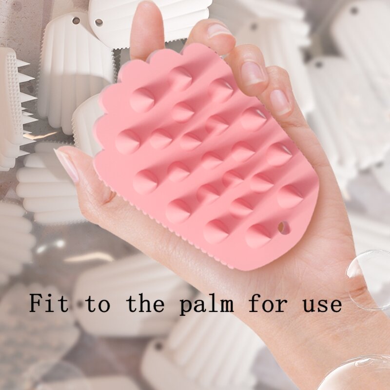 Self Cleaning Hair Shampoo Brush - Custom Private Label Silicone Women Tool