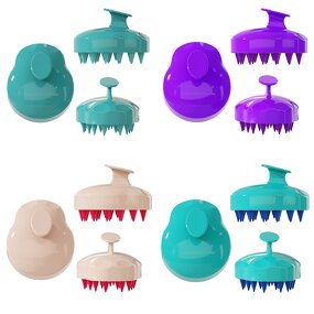 Silicone Hair Shampoo Brush - Professional Private Label Scalp Massager Tool