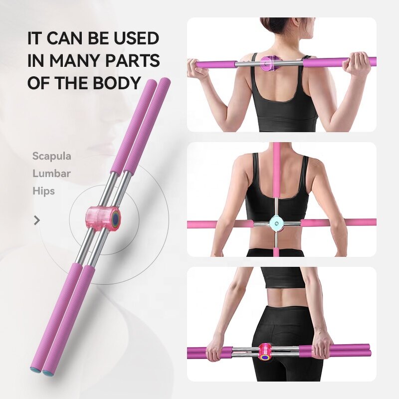 Back Posture Corrector - Wholesale Adjustable Open Shoulder Yoga Stick Tool