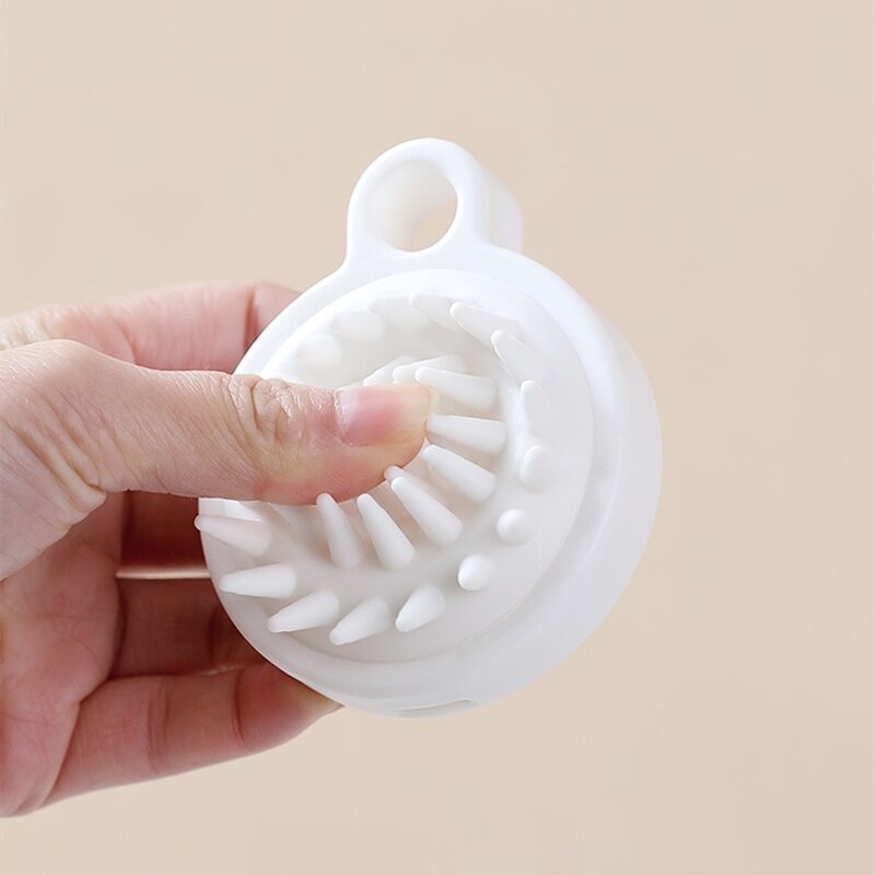Nylon Scalp Massage Brush - Wholesale Silicone Plastic Handheld Shampoo Tool