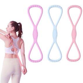 Silicone Yoga Stretch Bands - Custom Elastic Exercise Resistance Bands
