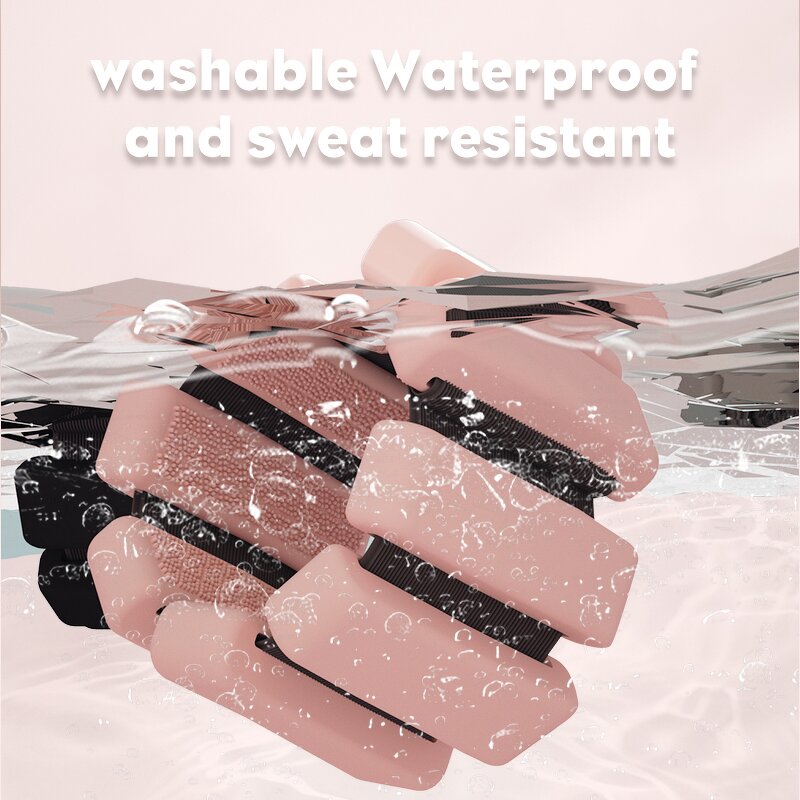 Wrist Ankle Weights Set - Custom 1lb/1.5lb/2lb Silicone Pilates Adjustable