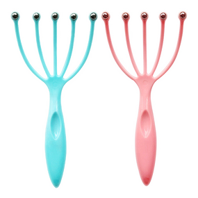 Scalp Massager Tool - Portable 5-claw Steel Handheld Manual Head Tool