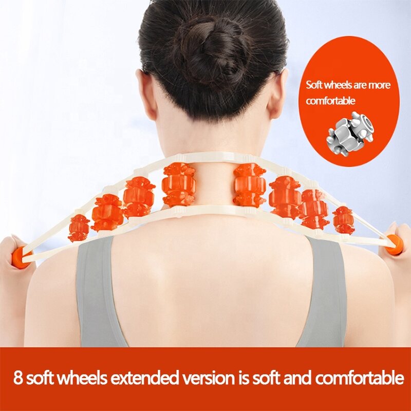 Shiatsu Massage Roller - Customized Color Manual Body Neck Waist Pain Relief