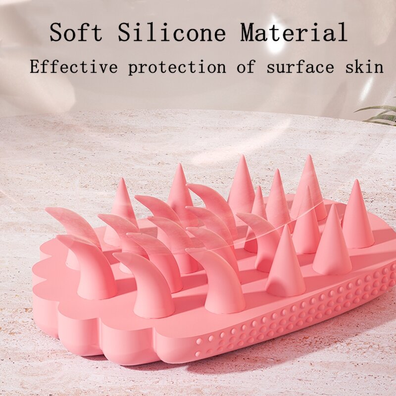 Self Cleaning Hair Shampoo Brush - Custom Private Label Silicone Women Tool