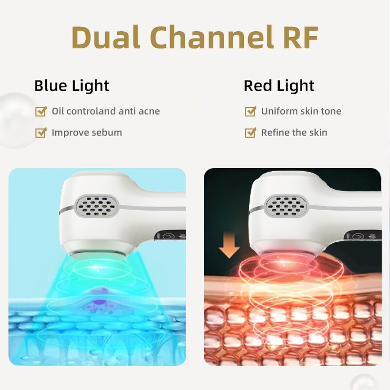 Skin Tightening Device Manufacturer - High Frequency Vibration Cooling Salon Grade for Home Use Skin Care