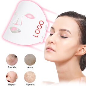 LED Facial Mask Manufacturer - 2023 New Beauty Soft Silicone Infrared Red Therapy