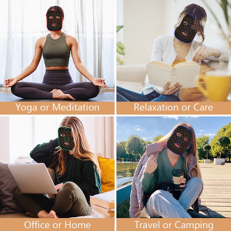 LED Face Mask Manufacturer - 7 Colors with Nano Fog Rejuvenation Technology Advanced Light Therapy for Face Care