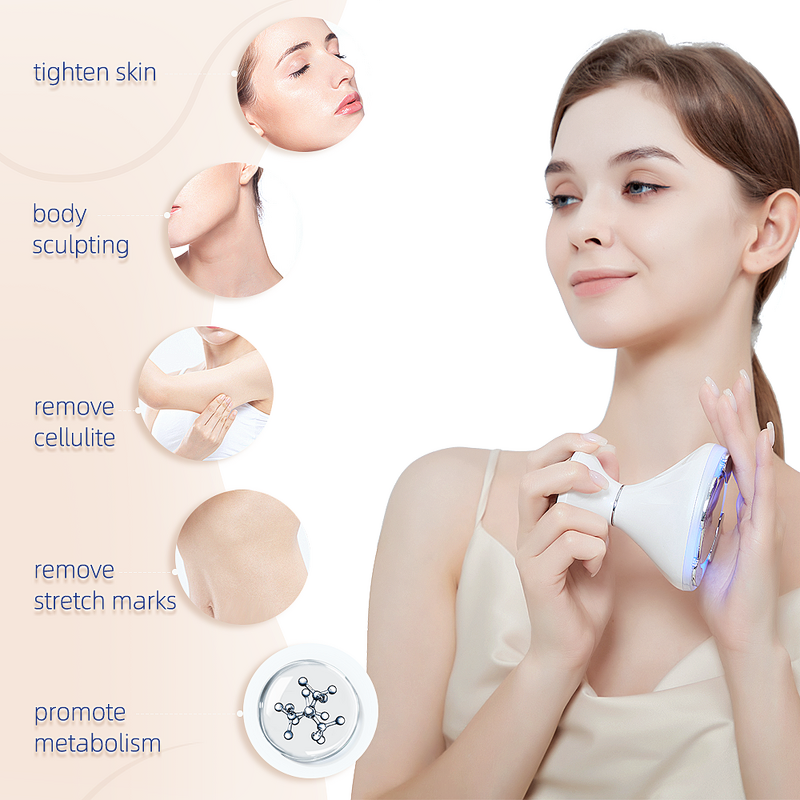 Beauty Device Manufacturer - Beperfect Ems LED Light Therapy Hand-held RF for Skin Tightening & Firming Home Use with US Plug