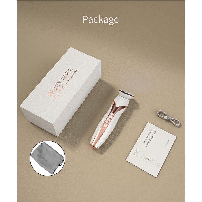 RF Face Lifting Massager Manufacturer - Beperfect Beauty Device with Led Light Therapy for Home Use