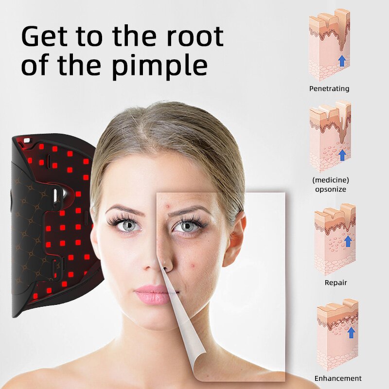 LED Light Therapy Mask Manufacturer - 2025 Medical Silicone for Face Skin Care Red Infrared