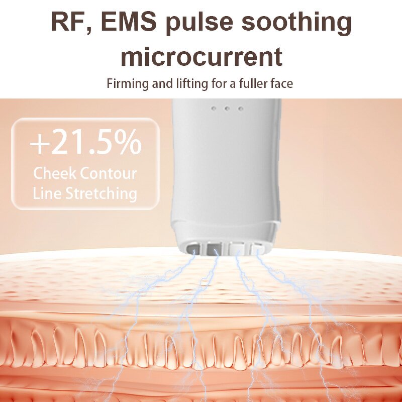 Skin Scrubber Spatula Manufacturer - Wireless Rechargeable Ultrasonic Handheld Face Exfoliation Tool with US/EU/AU Plugs